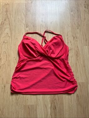 Merona Bright Pink Tankini Top